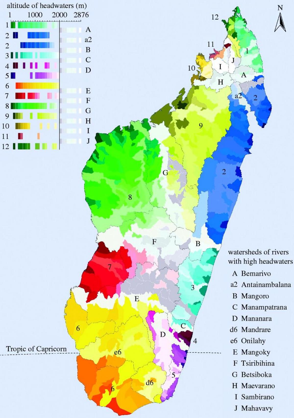 خريطة مدغشقر المناخ