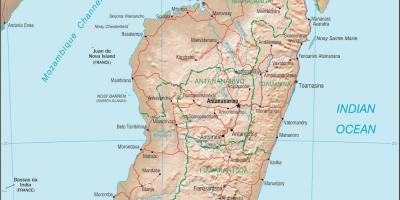 مدغشقر خريطة البلاد