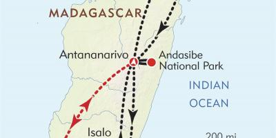 أنتاناناريفو-مدغشقر خريطة