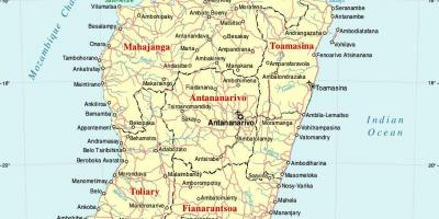 مدغشقر خريطة المدن