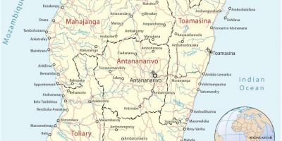 خريطة مطارات مدغشقر